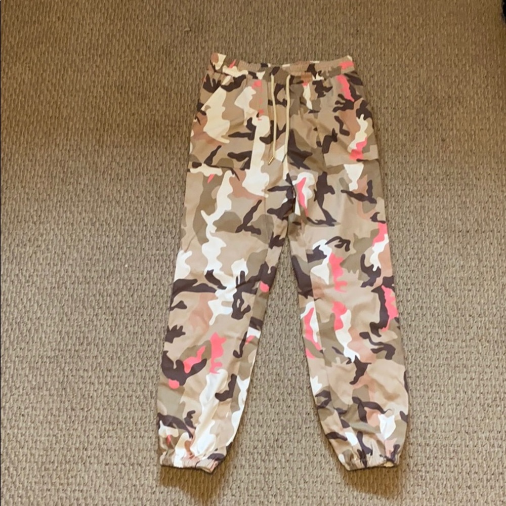 Pink camo pants